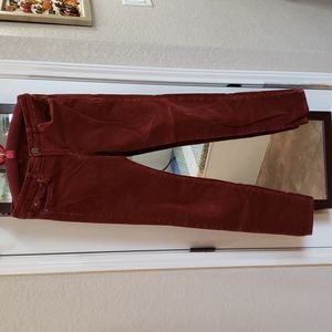 Kut from the kloth size 10 rust corduroy jeans